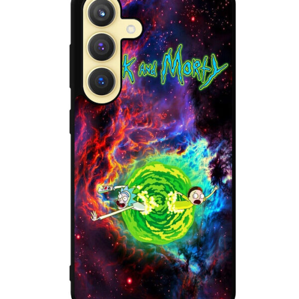 Rick And Morty Wallpaper Samsung Galaxy S24 Plus Case CT1036