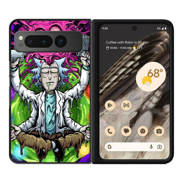Rick n Morty Art Google Pixel Fold CT1364