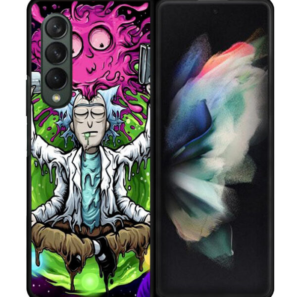 Rick n Morty Art Google Samsung Galaxy Z Fold 4 5G CT1364