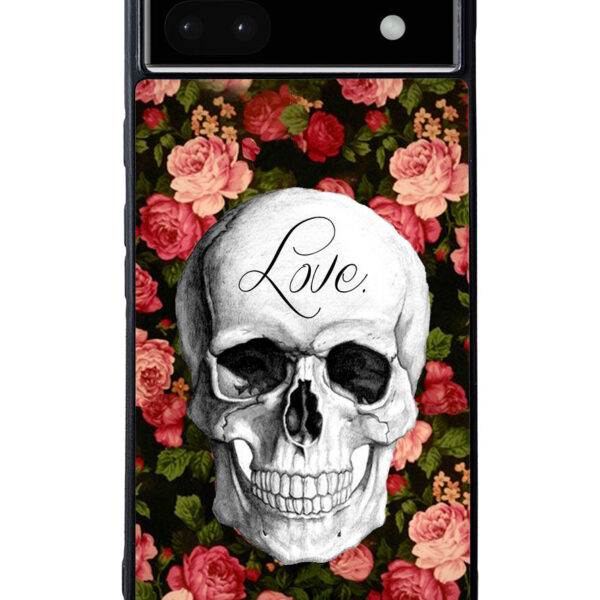 Rose Skull Google Google Pixel 6A Case CT1407