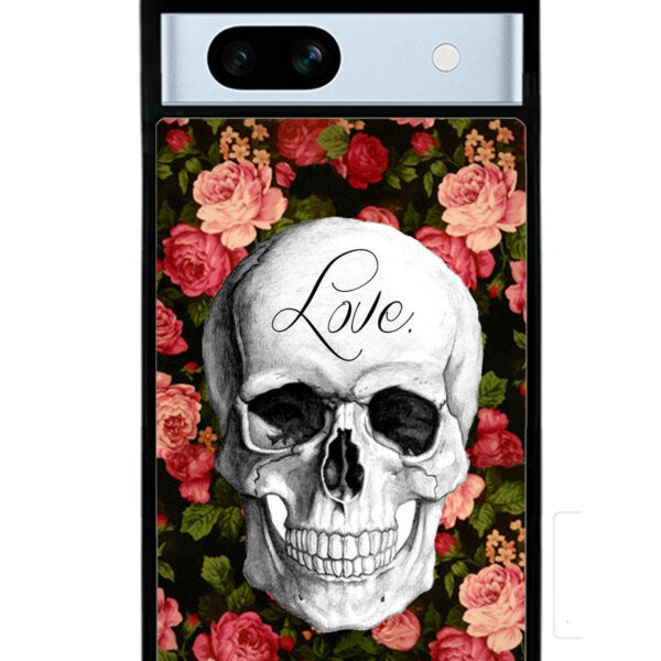 Rose Skull Google Pixel 7A Case CT1407