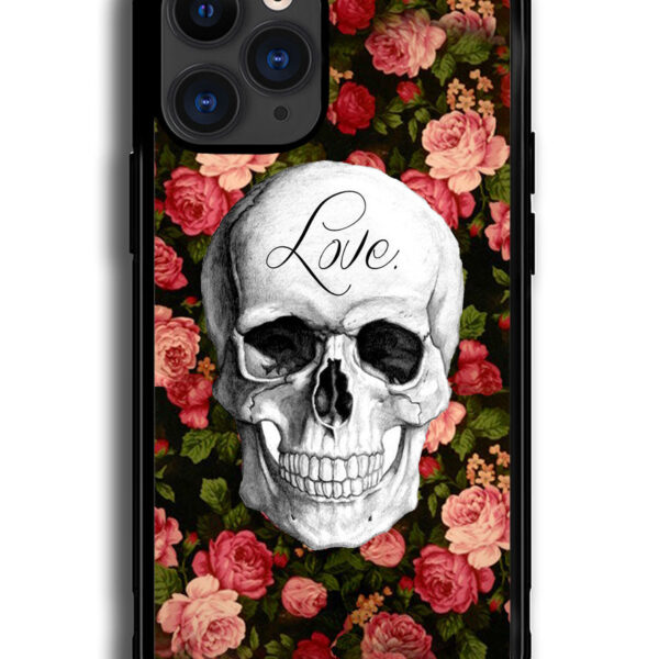 Rose Skull iPhone 13 Pro Case CT1407