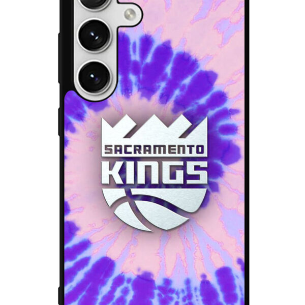 Sacramento Kings Tie Dye Style Logo Samsung Galaxy S24 5G Case CT10409