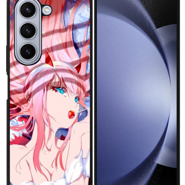 Sakura Zero Two Darling Samsung Galaxy Z Fold 5 2023 5G Case CT10410