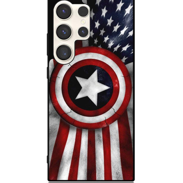 Shield Captain America Samsung Galaxy S24 Ultra Case CT1449
