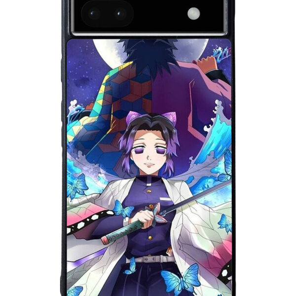 Shinobu and Giyuu Demon Slayer Google Pixel 6A Case CT7184