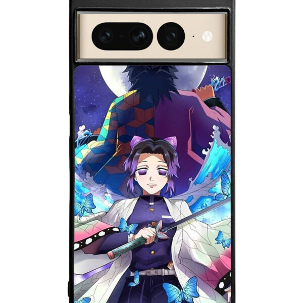 Shinobu and Giyuu Demon Slayer Google Pixel 7 Pro Case CT7184