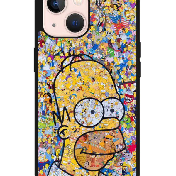 Simpsons Google iPhone 13 Mini Case CT1889