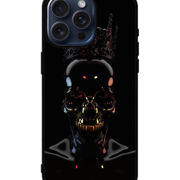 skull black iPhone 15 Pro Max Case CT11028