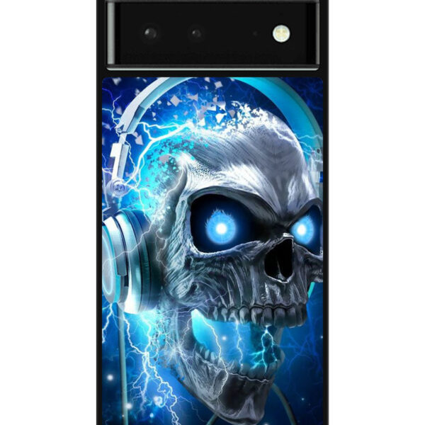 Skull Blue Google Pixel 6 Case CT4063