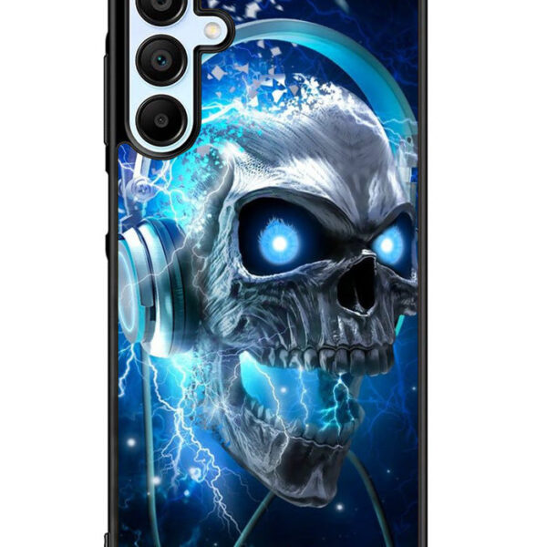 Skull Blue Samsung Galaxy A15 5G Case CT5776