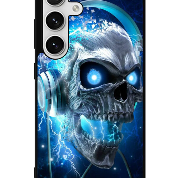 Skull Blue Samsung Galaxy S24 5G Case CT5776