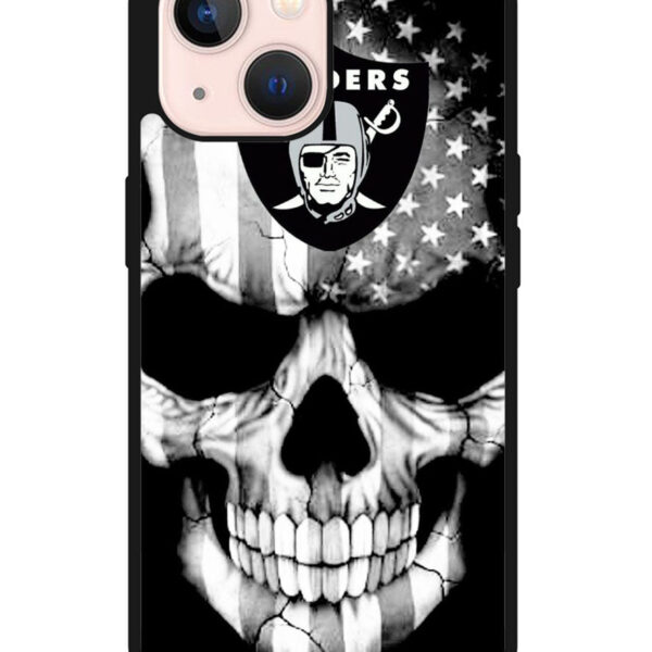 Skull Oakland Raiders Google iPhone 13 Mini Case CT1909