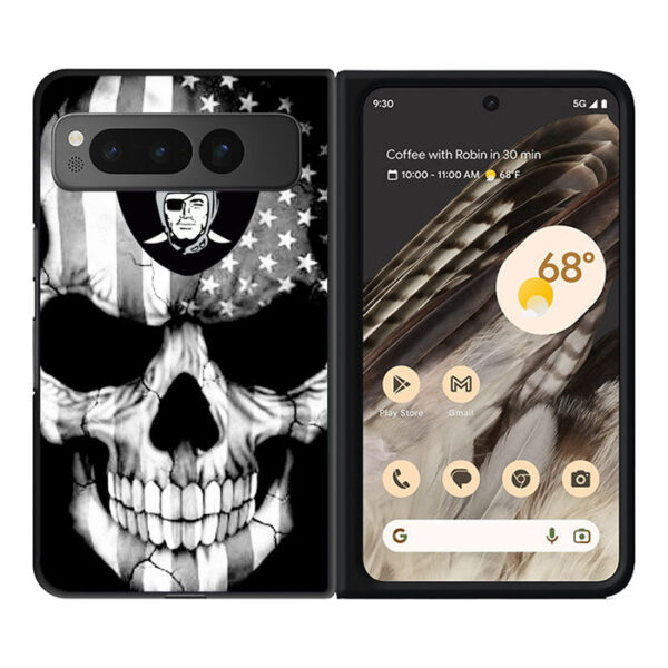 Skull Oakland Raiders Google Pixel Fold CT1909