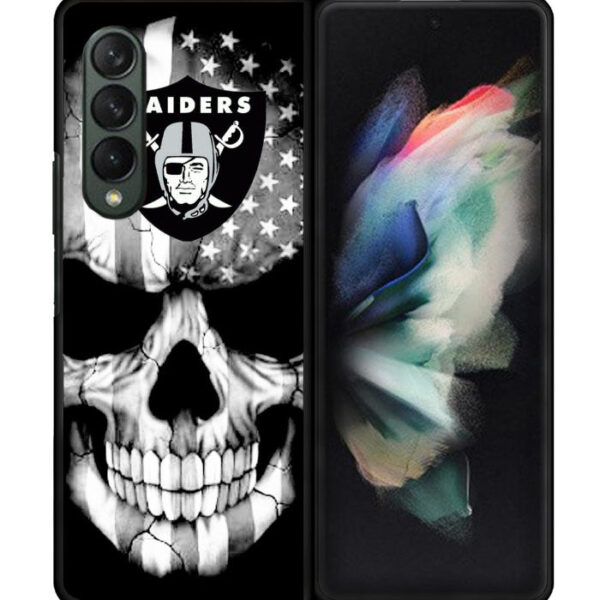 Skull Oakland Raiders Google Samsung Galaxy Z Fold 4 5G CT1909