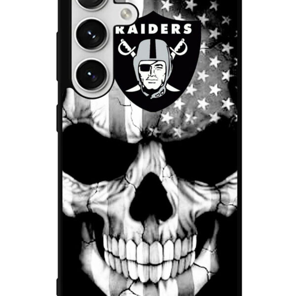 Skull Oakland Raiders Samsung Galaxy S24 5G Case CT1909