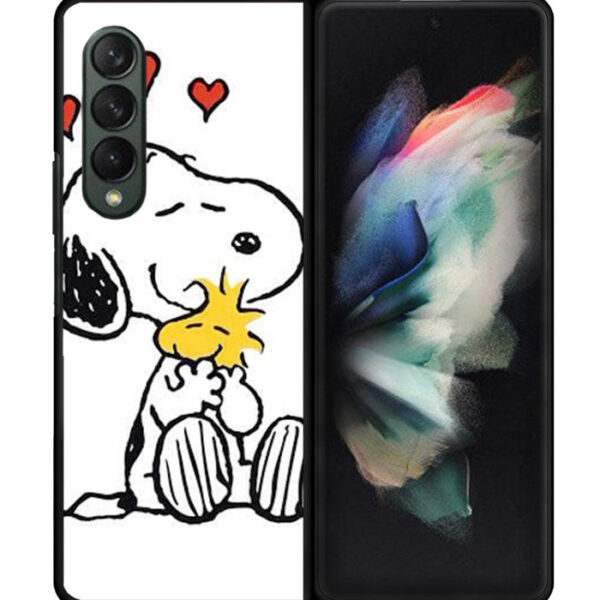 Snoopy Hug Google Samsung Galaxy Z Fold 3 5G CT1277