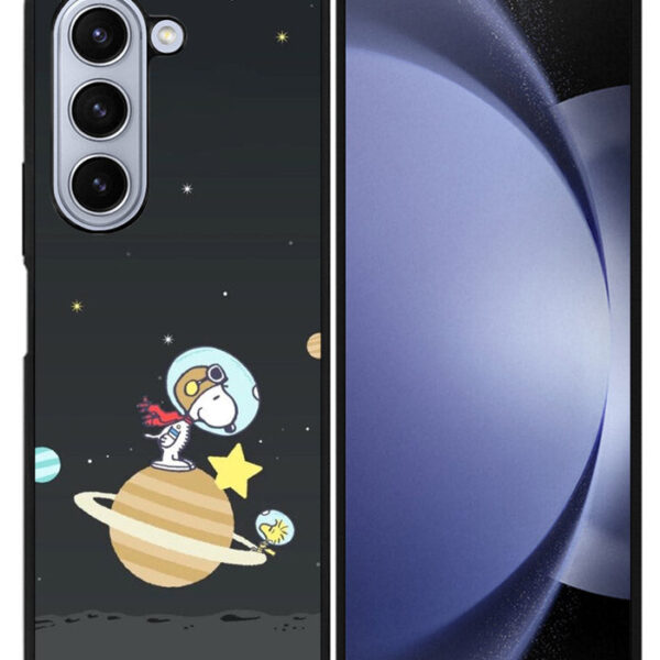 Snoopy in Galaxy Google Samsung Galaxy Z Fold 5 2023 5G Case CT0350
