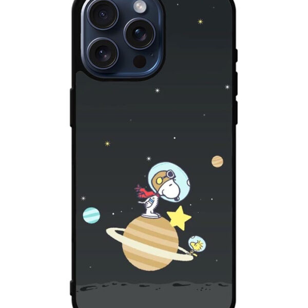 Snoopy in Galaxy iPhone 15 Pro Max Case CT0350