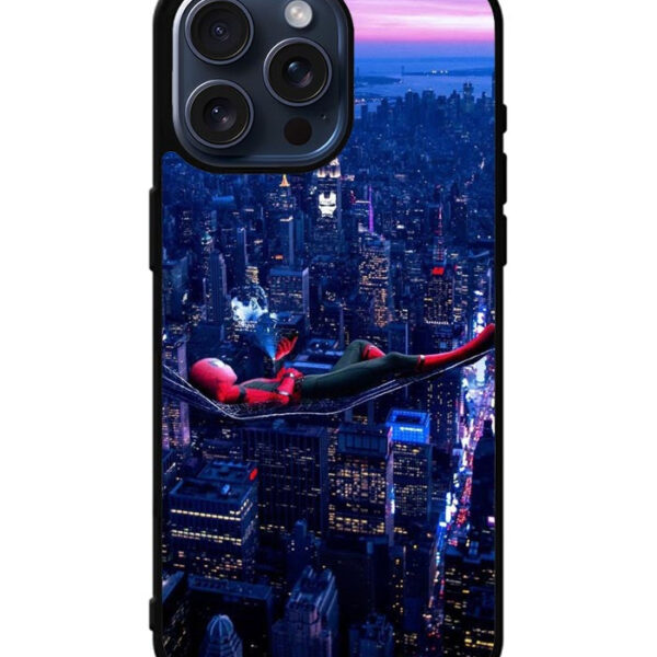 Spiderman In Sky iPhone 15 Pro Max Case CT2467