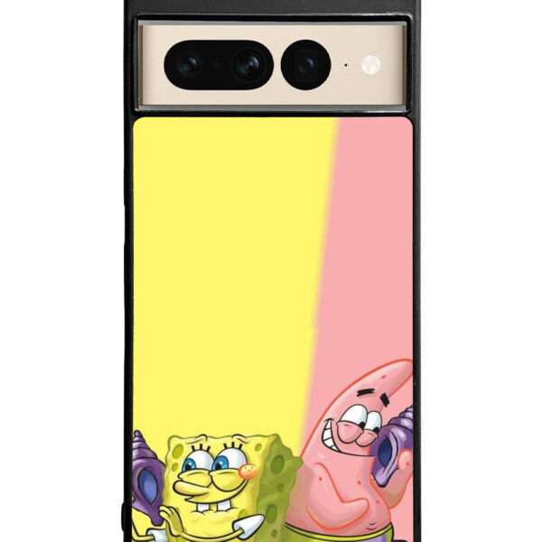 spongebob and patrick Google Pixel 7 Pro Case CT0595
