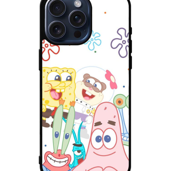 Spongebob Friends Happy iPhone 15 Pro Max Case CT9042