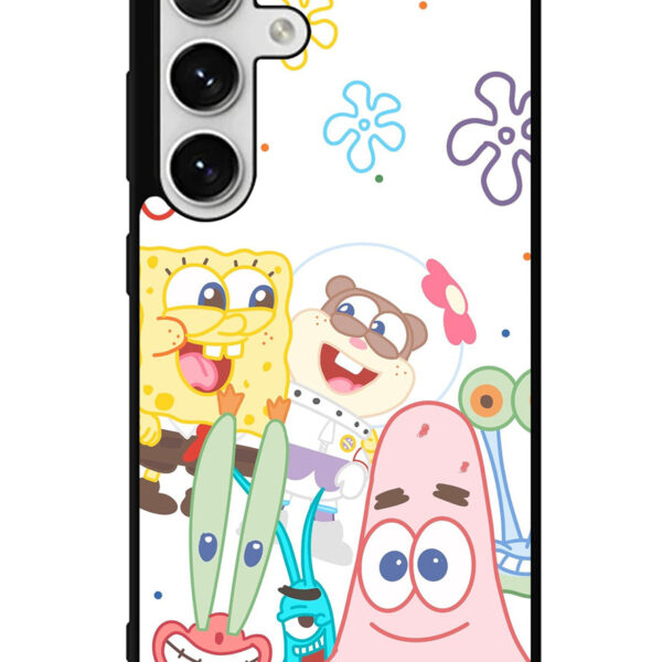 Spongebob Friends Happy Samsung Galaxy S24 5G Case CT9042