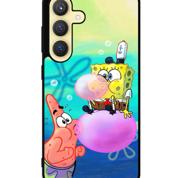Spongebob x Patrick Bubble Gum Pain Samsung Galaxy S24 Plus Case CT9601