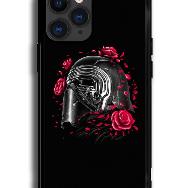 Star Wars Kylo Ren Helmet and Roses iPhone 13 Pro Case CT6917