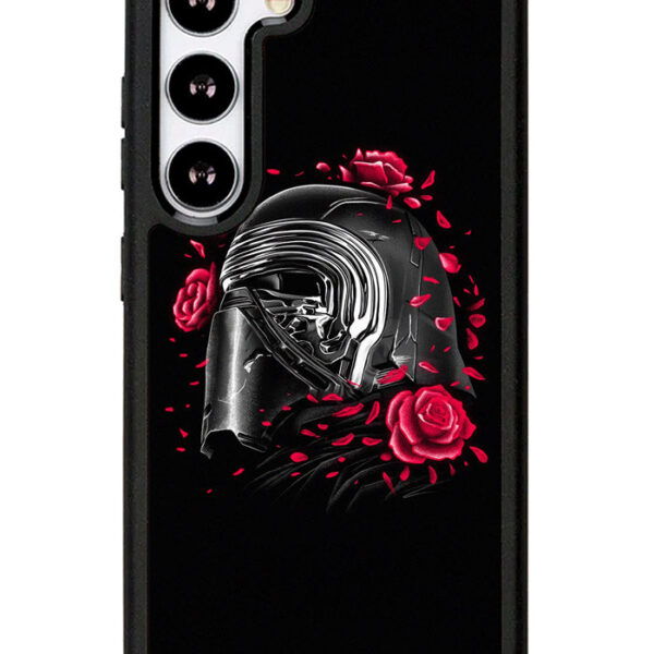 Star Wars Kylo Ren Helmet and Roses Samsung Galaxy S23 5G Case CT6917