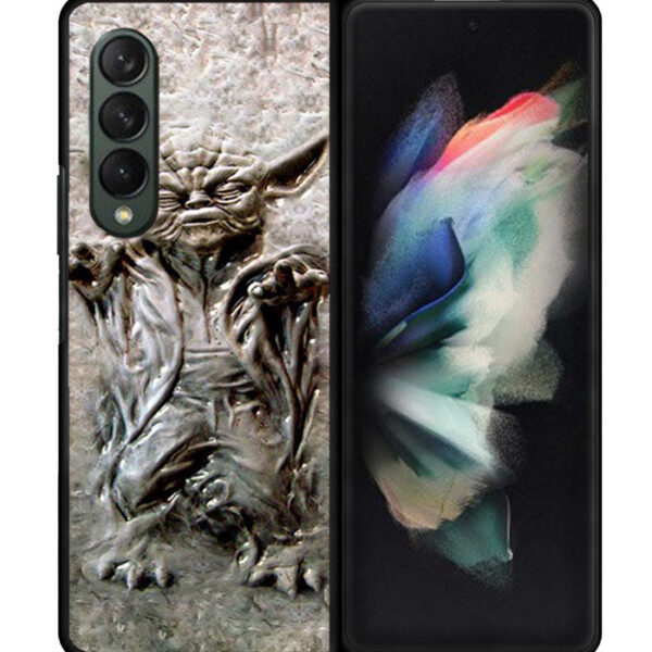 Star Wars Master Yoda in Carbonite Samsung Galaxy Z Fold 4 5G CT0200