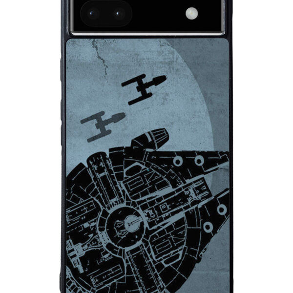 Star Wars Millenium Falcon Blue Google Google Pixel 6A Case CT1281