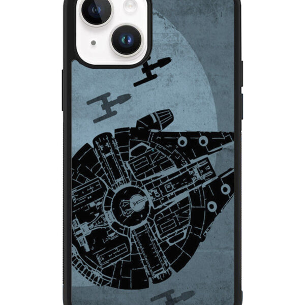 Star Wars Millenium Falcon Blue iPhone 15 Plus Case CT1281