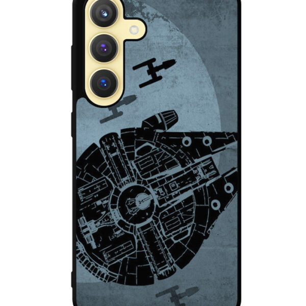 Star Wars Millenium Falcon Blue Samsung Galaxy S24 Plus Case CT1281