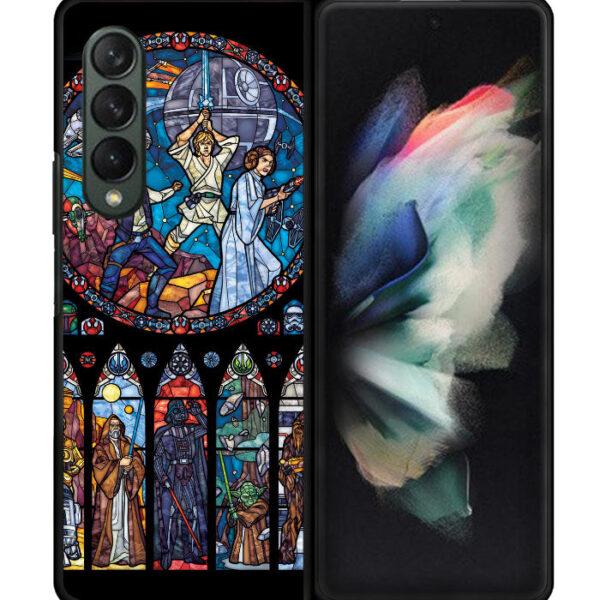Star Wars Stained Glass Google Samsung Galaxy Z Fold 3 5G CT1849