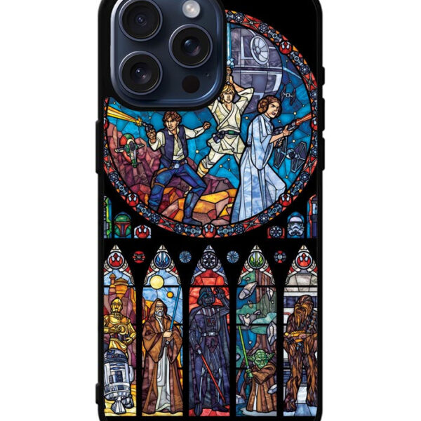 Star Wars Stained Glass iPhone 15 Pro Max Case CT1849