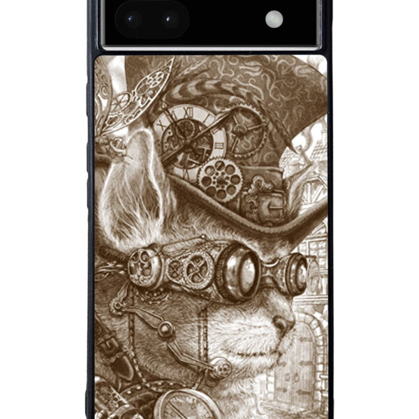 Steampunk cats Google Pixel 6A Case CT1504