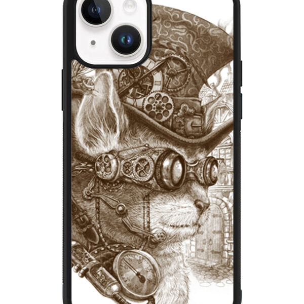 Steampunk cats iPhone 15 Plus Case CT1504