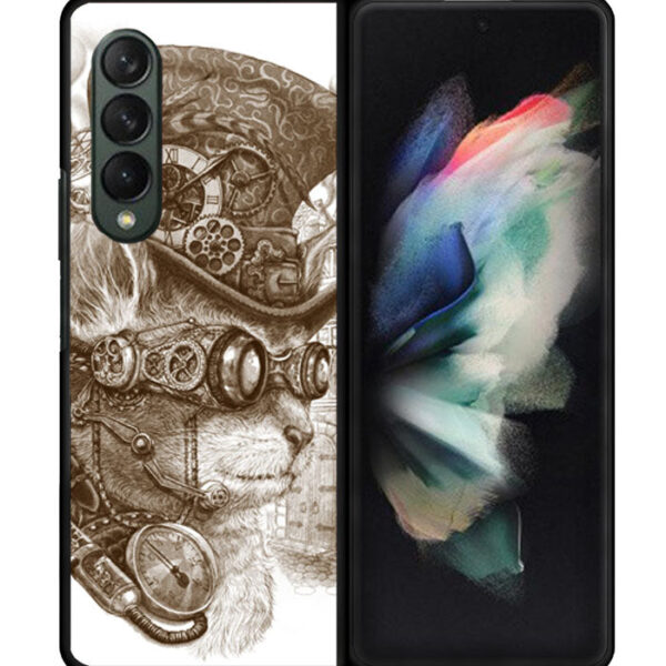 Steampunk cats Samsung Galaxy Z Fold 3 5G CT1504
