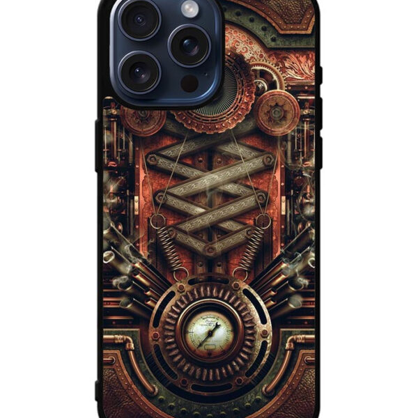 steampunk iPhone 15 Pro Max Case CT7851