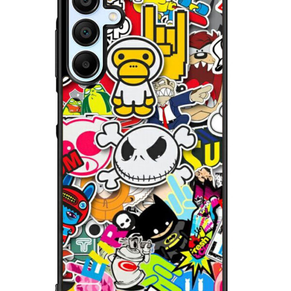 Stickerbomb Graffiti Art Collage Cool Samsung Galaxy A15 5G Case CT2336