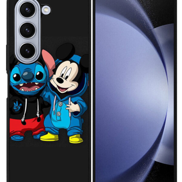 stitch and mickey mouse Samsung Galaxy Z Fold 5 2023 5G Case CT2338