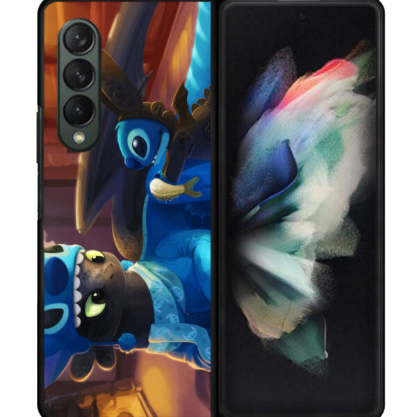 stitch and toothless Samsung Galaxy Z Fold 3 5G CT2339