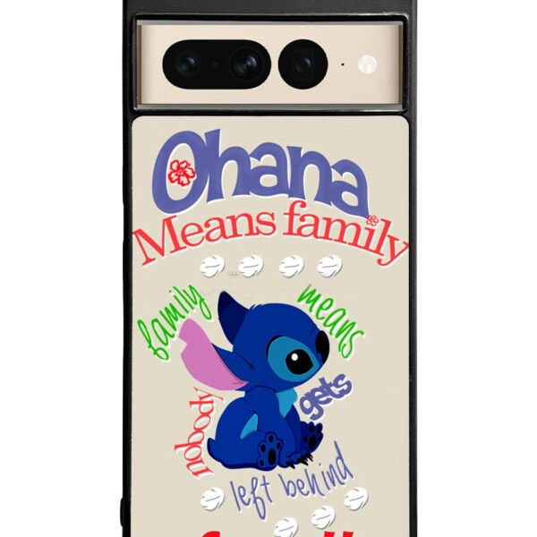 Stitch Disney Ohana Means Family Google Pixel 7 Pro Case CT2341