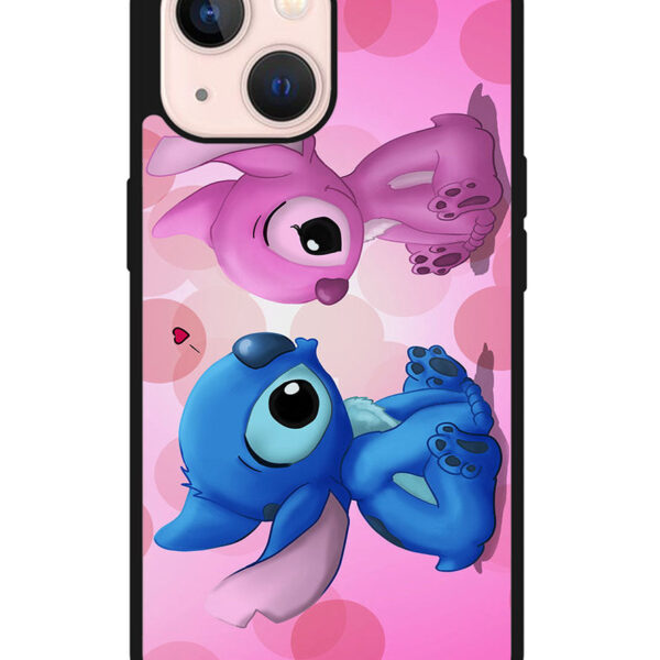 Stitch Pink And Blue Google iPhone 13 Mini Case CT0202