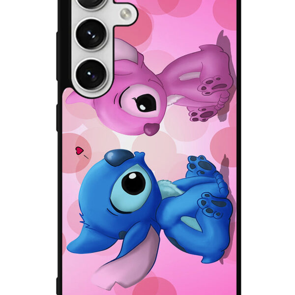 Stitch Pink And Blue Samsung Galaxy S24 5G Case CT0202