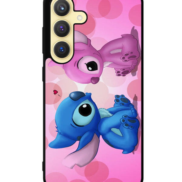 Stitch Pink And Blue Samsung Galaxy S24 Plus Case CT2345