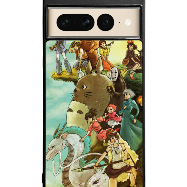 studio ghibli characters Google Pixel 7 Pro Case CT0452