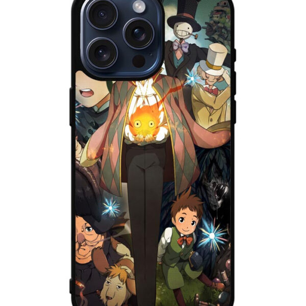 Studio Ghibli HowlS Moving Castle iPhone 15 Pro Max Case CT2315