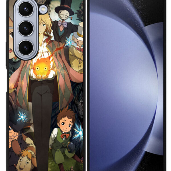 Studio Ghibli HowlS Moving Castle Samsung Galaxy Z Fold 5 2023 5G Case CT2315